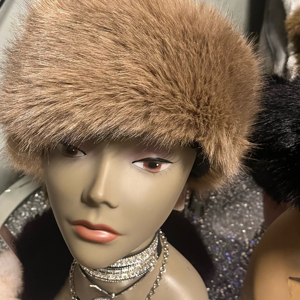 Elegant Brown Fur Hat